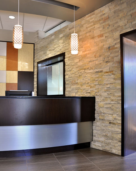 modern textured lobby design