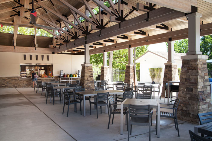 restaurant and brewery patio design