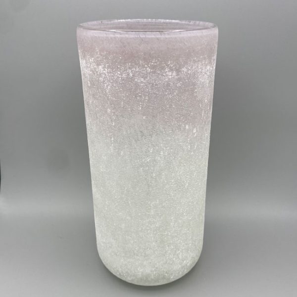 Vase, Lilac/White