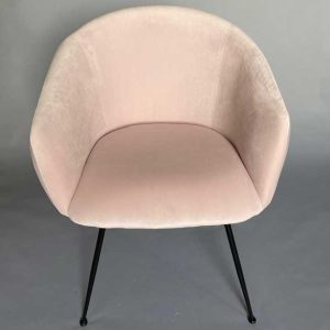 Pink Velvet Side Chair