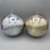 Metallic Sphere Candle, Gold - Image 2