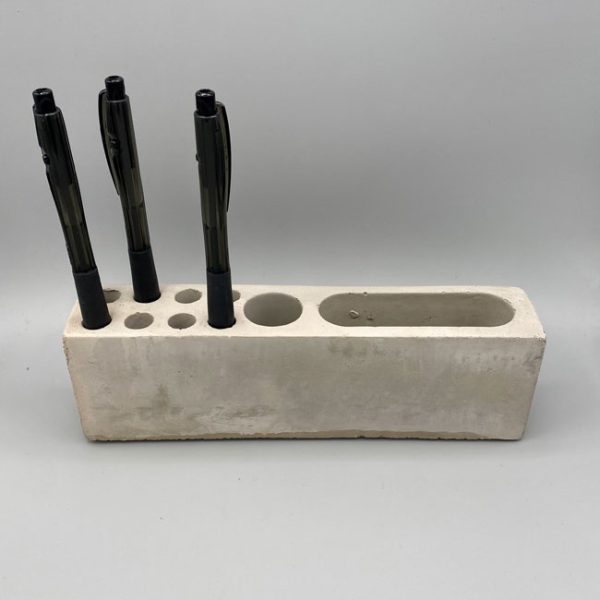 Concrete Desk Organizer