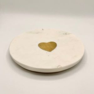 Marble Heart Tray