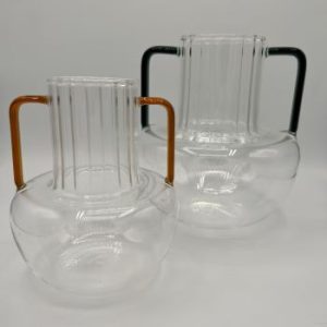 Vessel Vase, Med. -Green