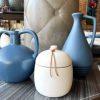 Ceramic Canister, Sm. White - Image 3
