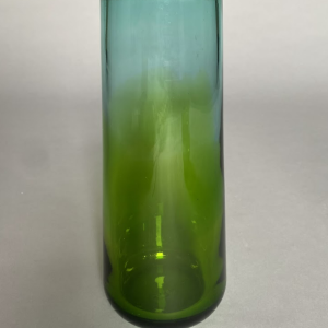 Aqua/Green Ombre Vase, Lg.