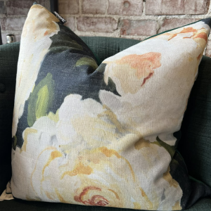 Moody Floral Pillow